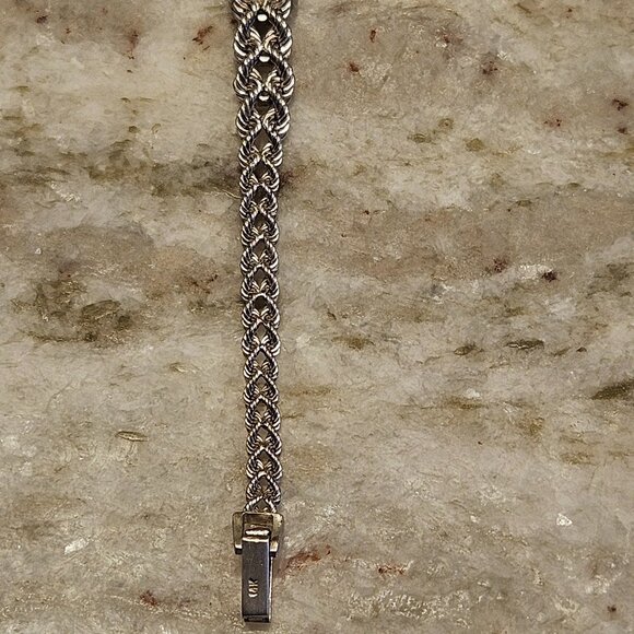 RARE CLASSIC CRISTIAN GENEVE DIAMOND 14K WHITE GOLD ROPE QUARTZ MOVEMENT WATCH - Picture 13 of 16